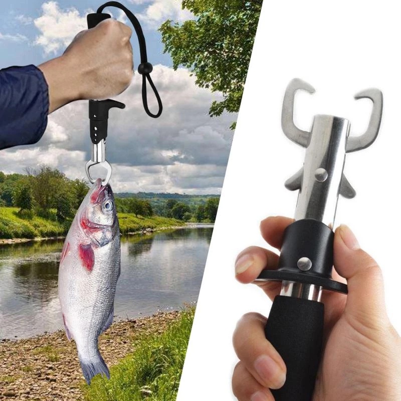 High Quality Stainless Steel Durable Fish Clip /Multi-functional Fish Lip Grip/Fish Control  Fish Pliers Fish Catcher/Fishing Gear Outdoor Supplies