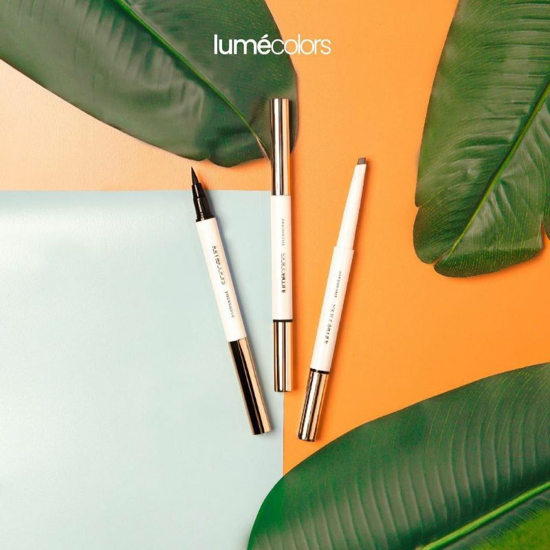 Lumecolors Eyeconic Duo Liner And Brow 2 In 1 With Brush 100 Original Lumecolors Samarinda Lumecolor