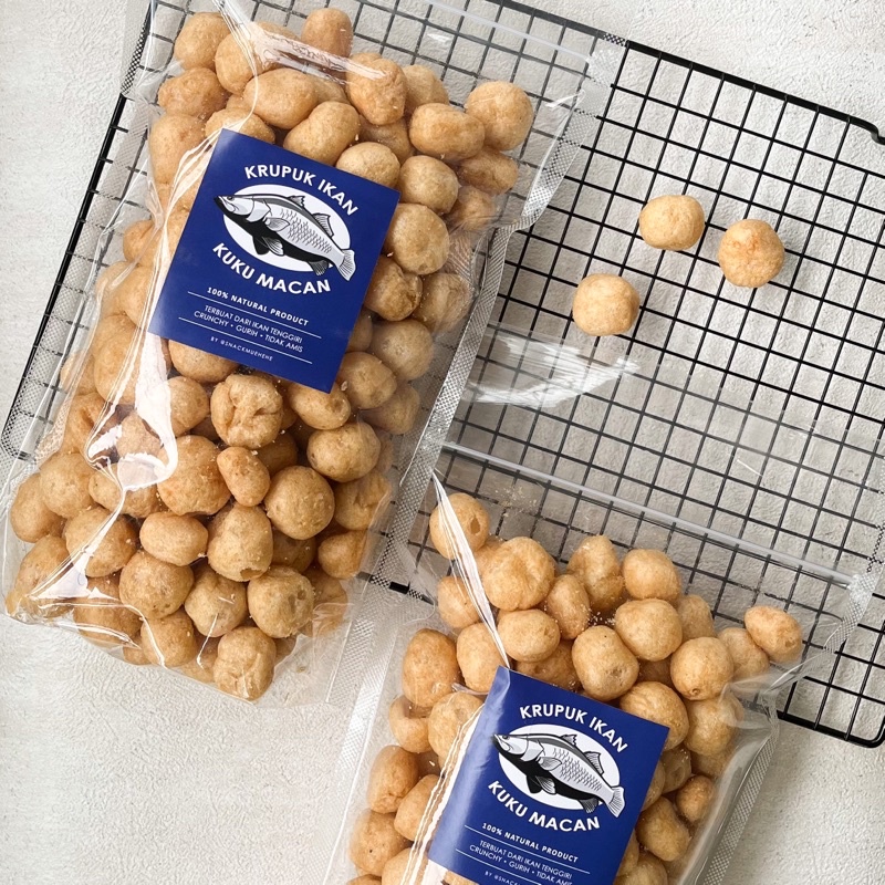 

KRUPUK KUKU MACAN IKAN TENGGIRI / Snackku Surabaya