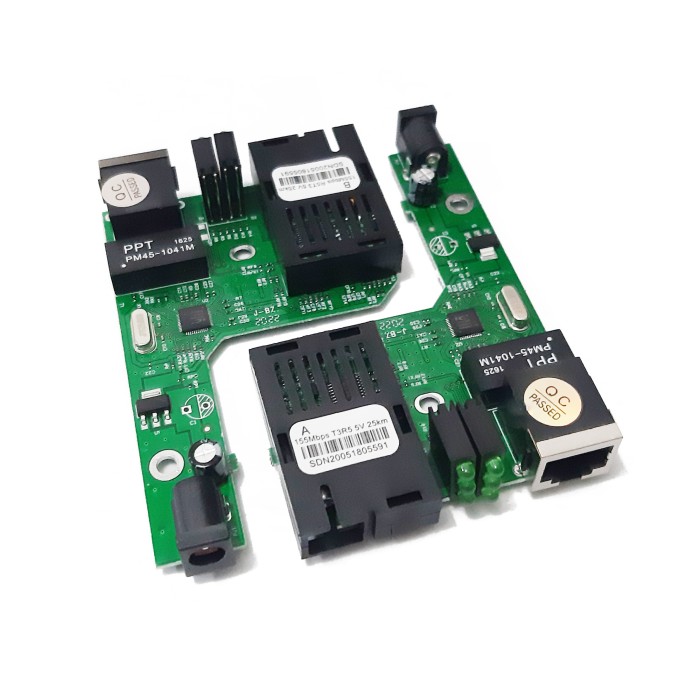 PCB Board NetLINK HTB-3100 A+B Fiber Optic Optical Media Converter - HTB-3100 A