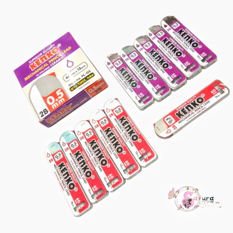 

isi pensil 2b mekanik kenko mechanical pencil lead ecer