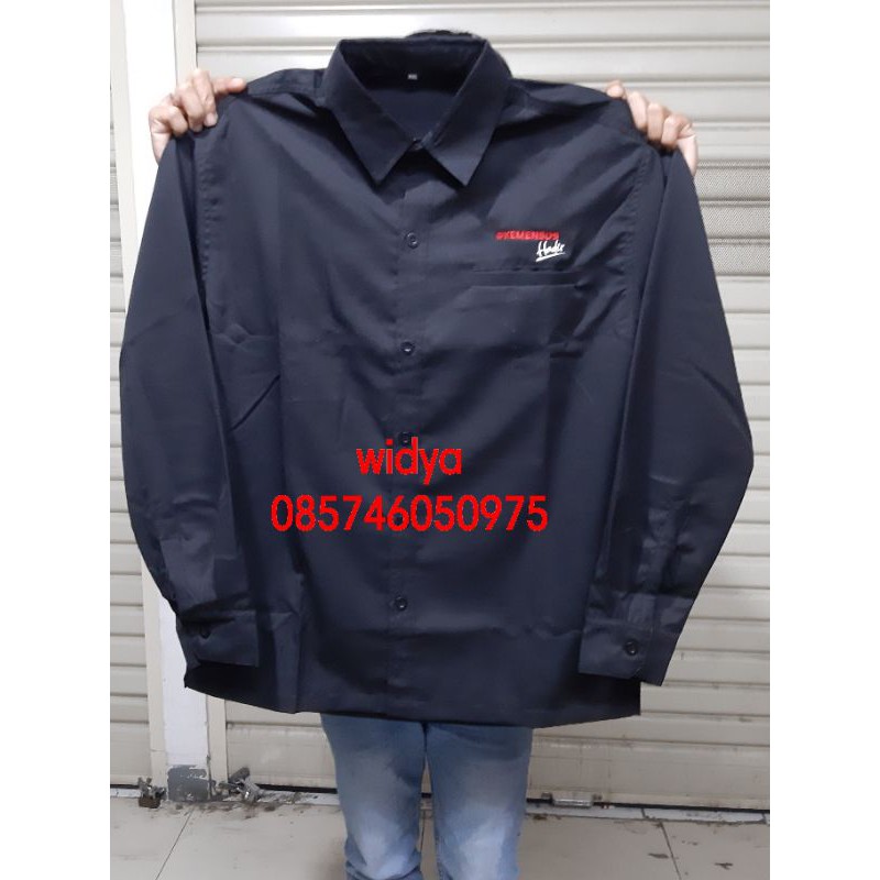 Kemeja kemensos hadir lengan panjang