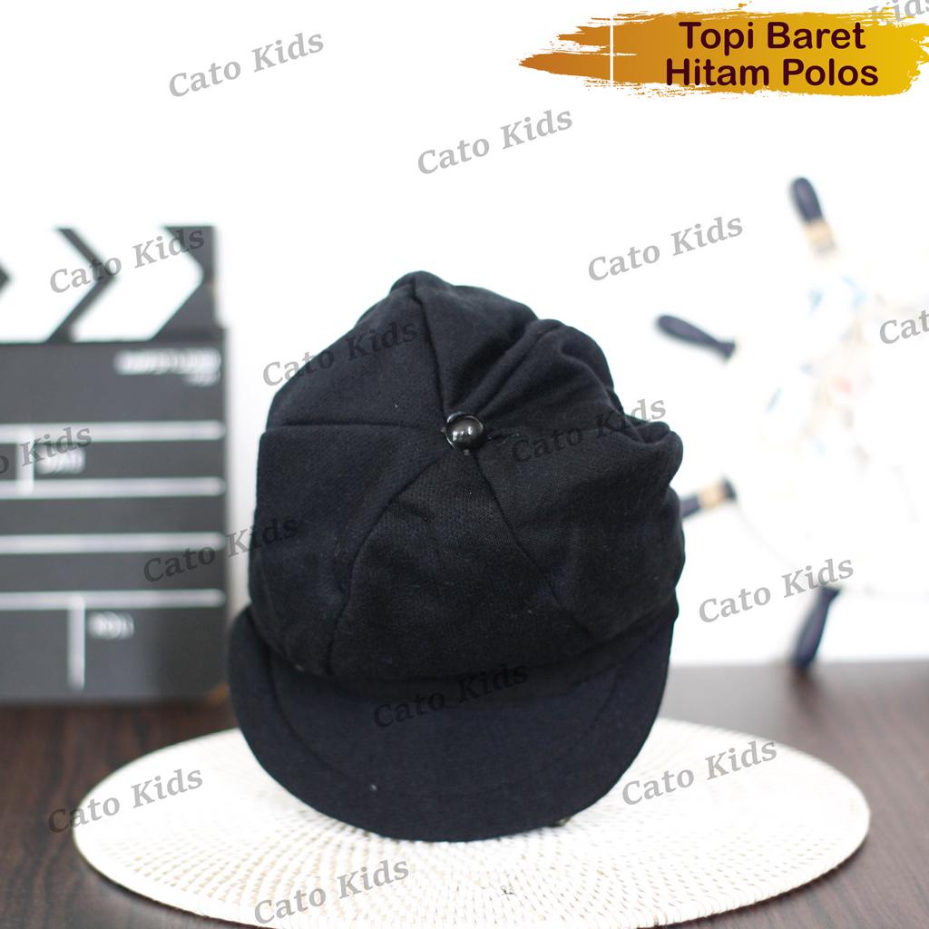 Topi Anak/Topi Baret BaseBall Kubah Polos