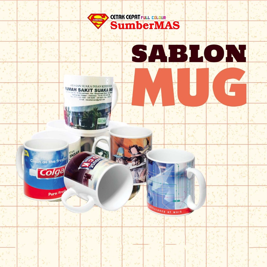 CETAK MUG CUSTOM ( Bisa Satuan )