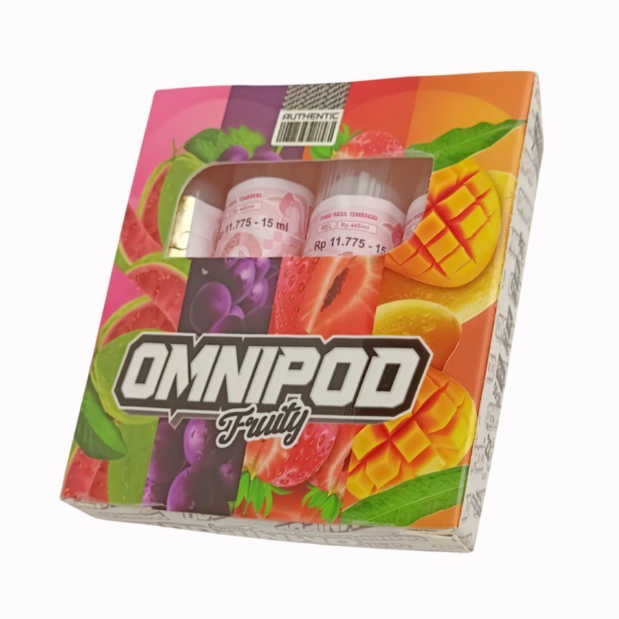 PODS FRIENDLY LIQUID 100% AUTHENTIC OMNIPOD FRUITY 15ML 12MG 4IN1 PACK