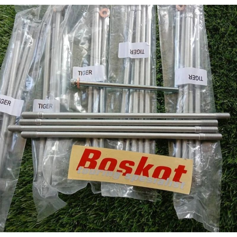 BAUT ANCER BAUT TUSUK SATE BAUT SILINDER TIGER IMPORT BAUT ACER TIGER BAJA HITAM JAMINAN JOS KARET T