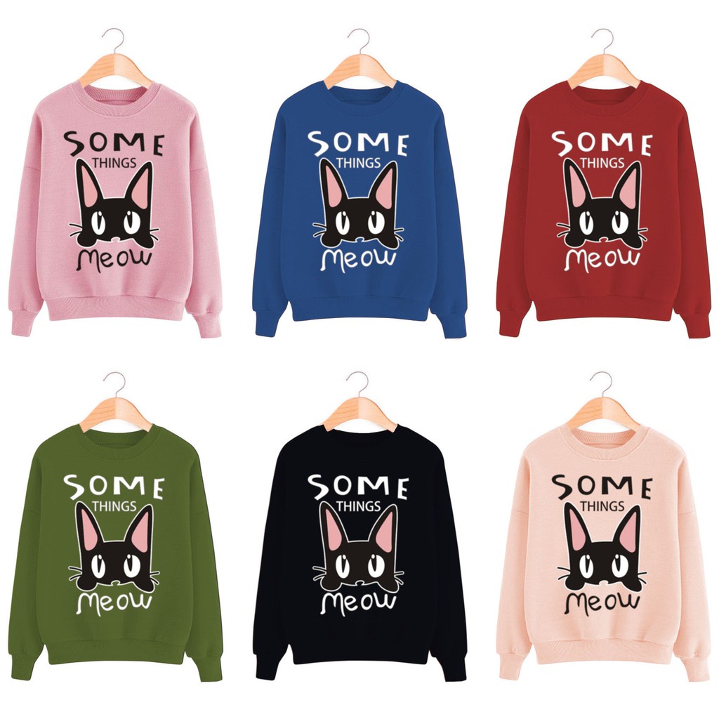 Bess - Sweater Lengan Panjang Murah / Sweater Wanita SOMETHING MEOW