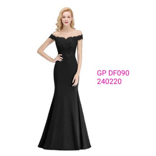 Gaun Pesta Kualitas Tinggi Putri Duyung Renda Appliques Panjang Bodycon