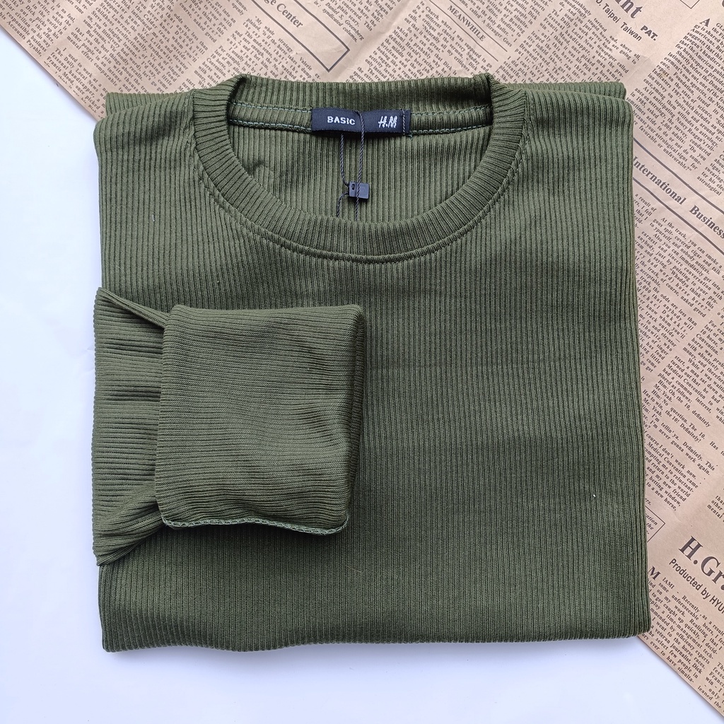 PART II Kaos Rib Premium / Kaos Grosir / Kaos Rib Premium Tebal / Kaos Lengan Panjang Termurah-Armi