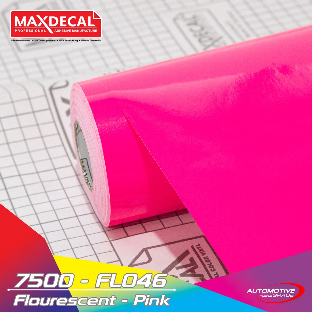 

Maxdecal 7500 - FL046 Vinyl Pink Stabilo Glosy