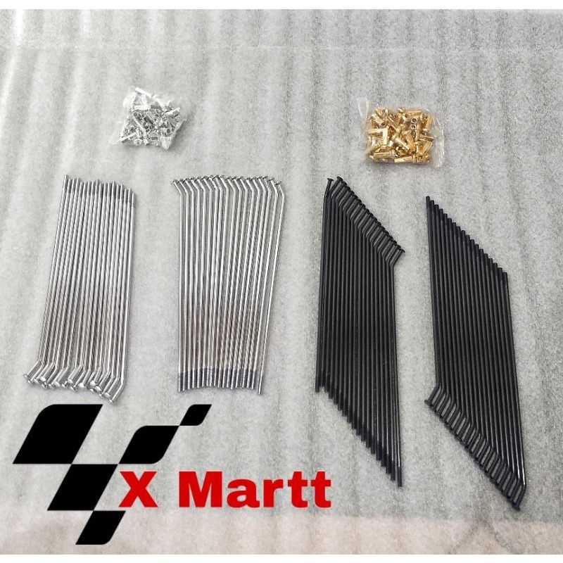 Jari Jari / Ruji Yamaha WR Ring 17 / 17 Hole 36 Hitam Dan Chrome