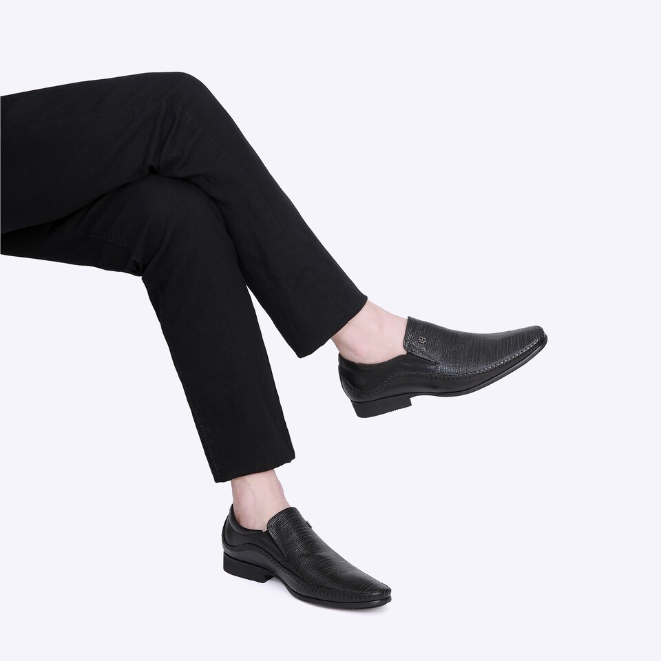 SEPATU FORMAL EVERBEST PRIA ORIGINAL PANTOFEL KULIT ASLI HITAM EM60