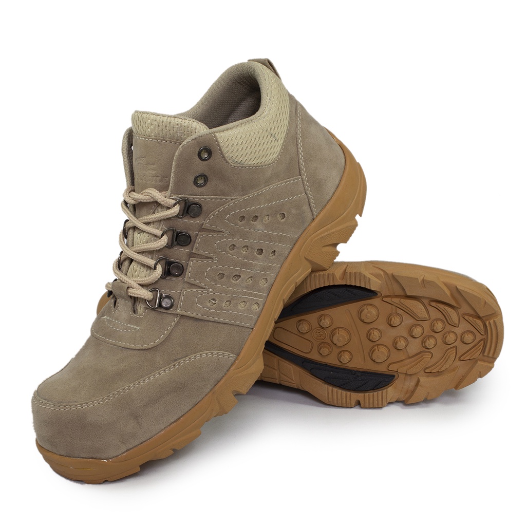 SEPATU SAFETY PRIA OUTDOOR TRACKING, HIKING KERJA LAPANGAN CROCODILE LARMAN LOWW SKYWAY ORIGINAL