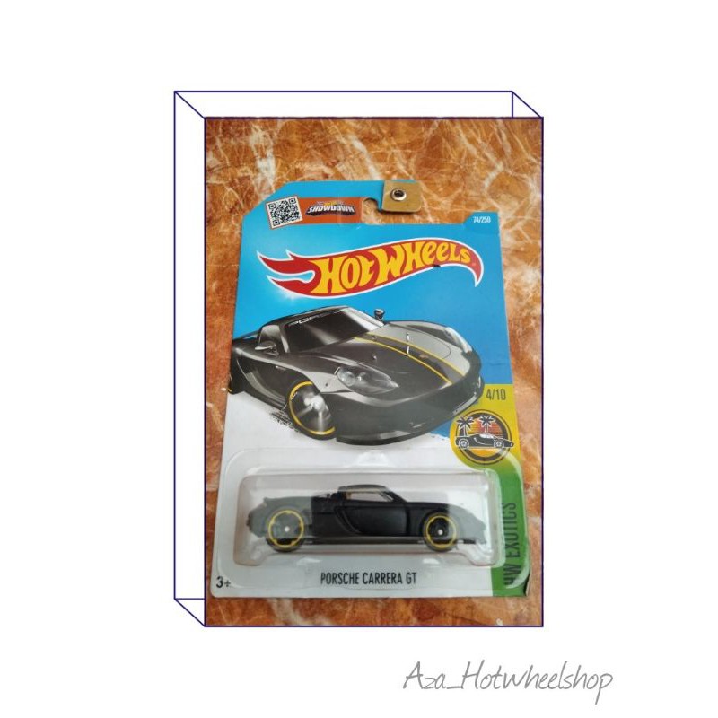 Hot Wheels Porsche Carrera GT Hitam Kuning Zamac FS 2016 HW Reguler Hotwheels Real Car