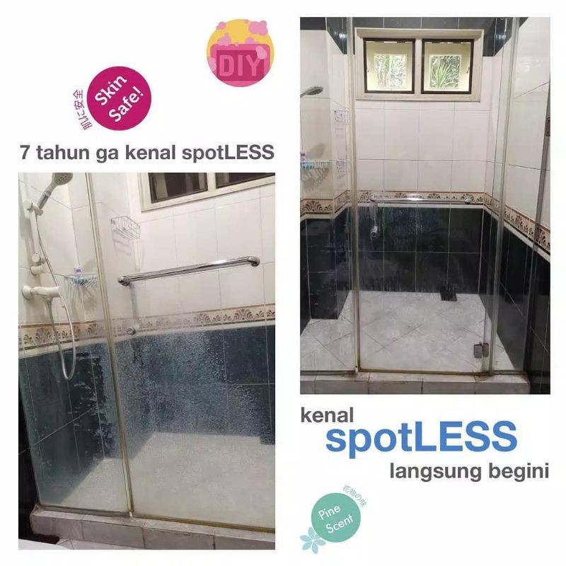 Spotless TEVO 500 ml - pembersih kaca noda dan kerak jamur 500ml