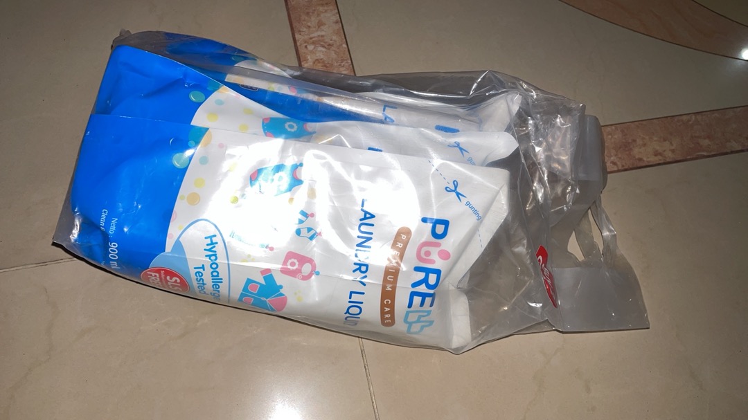 Pure Bb Laundry Liquid Refill 900ml Buy 2 Get 1