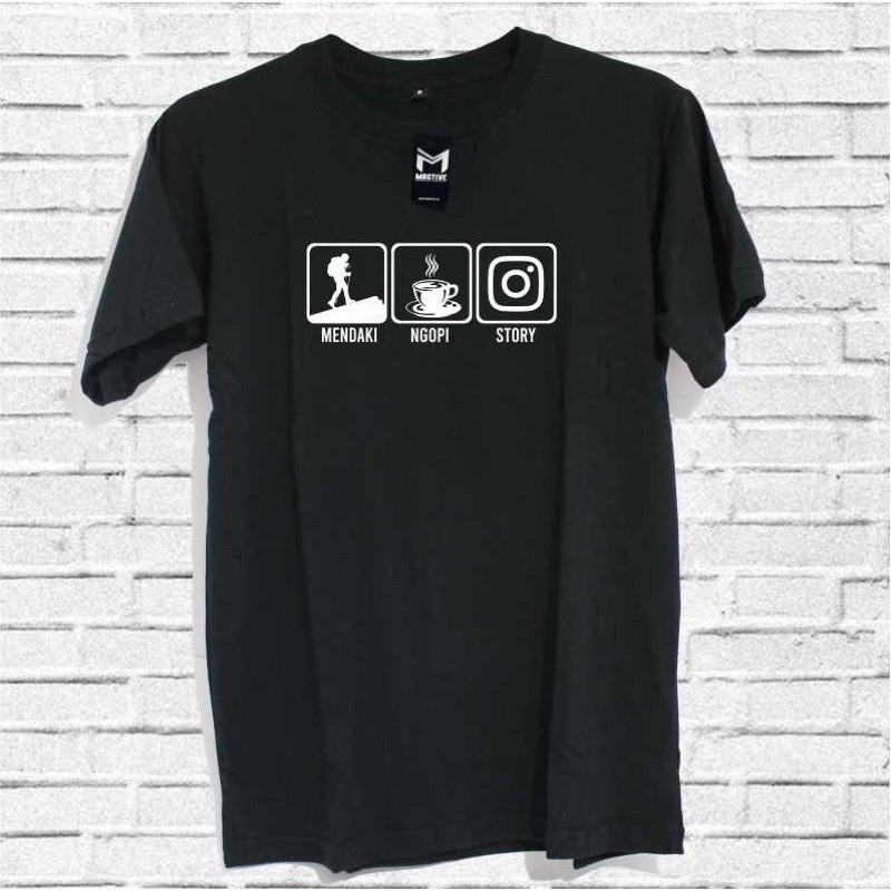 KAOS PENDAKI / INSTAGRAMABLE / SABLON KAOS / ADVENTURE / TRAVELING