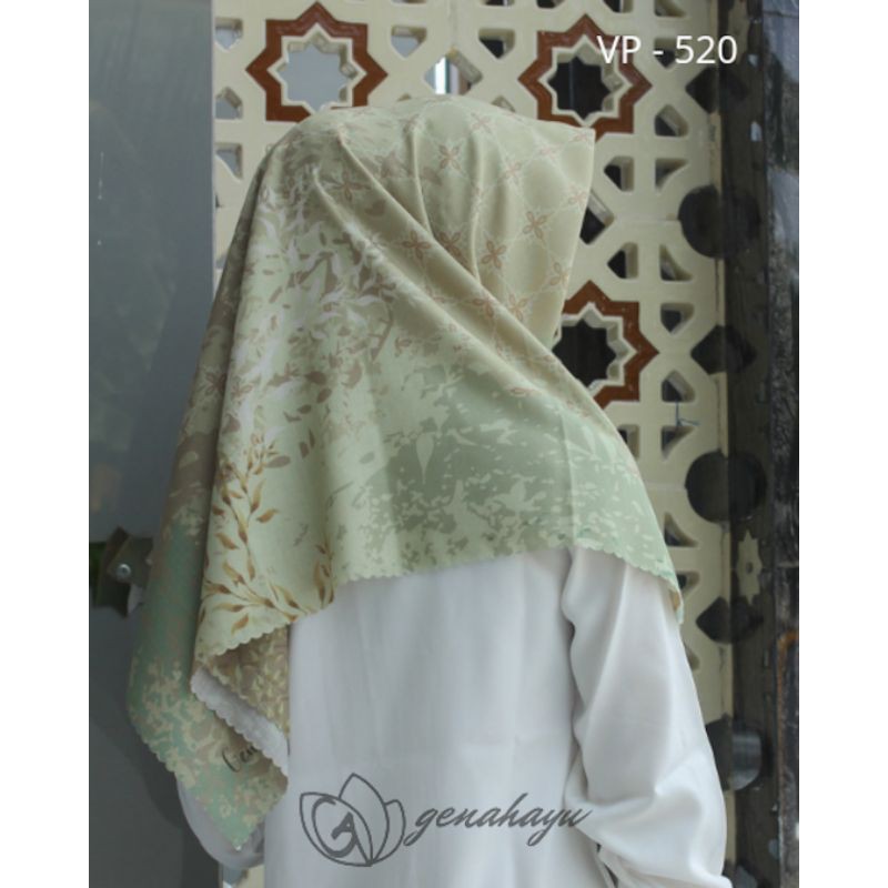 Jilbab Voal Motif Superfine / jilbab segi empat premium motif by Genahayu-VP-520