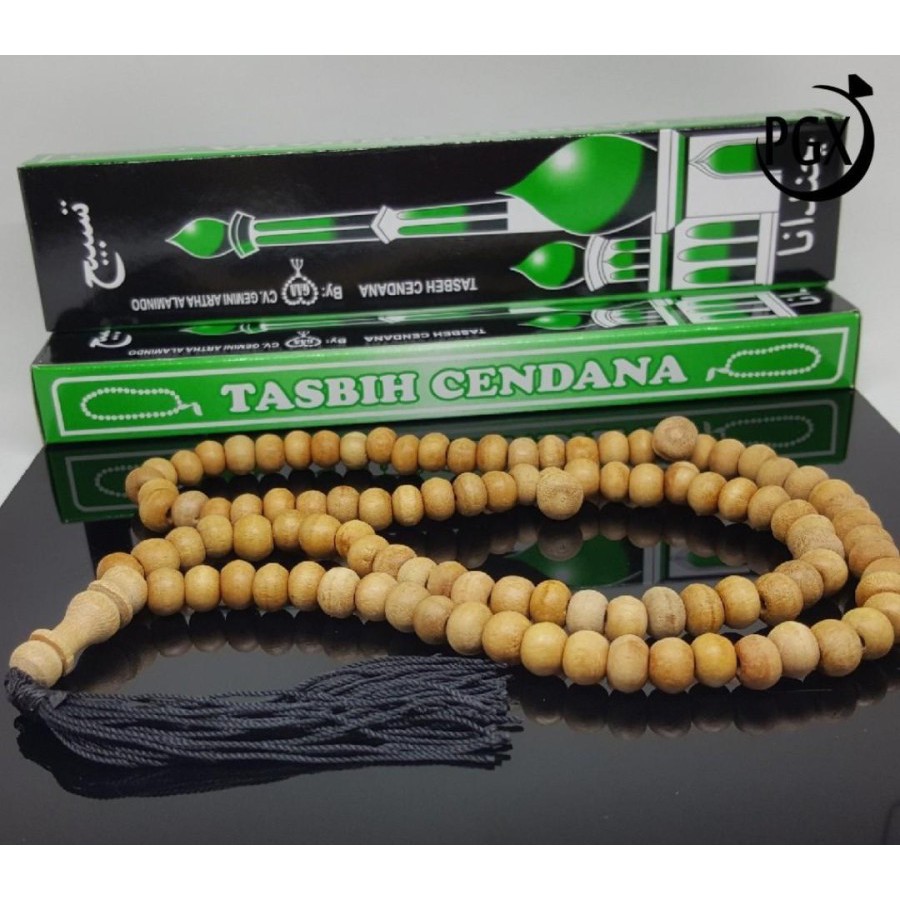 Tasbeh Tasbih KAYU CENDANA Wangi 99 butir