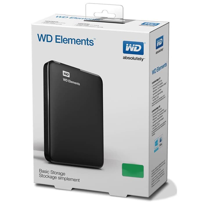 HDD EXT. WD ELEMENTS 2.5&quot; 1 TB USB 3.0