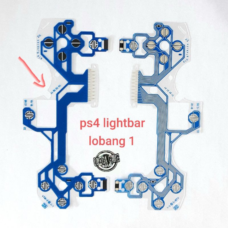 Mika PCB plastik stik PS4 lightbar Slim / Pro Lobang Satu