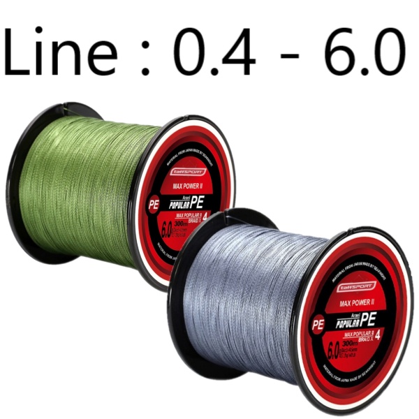 TaffSPORT Senar Tali Benang Pancing Braided Thick 300 Meter - BLTP