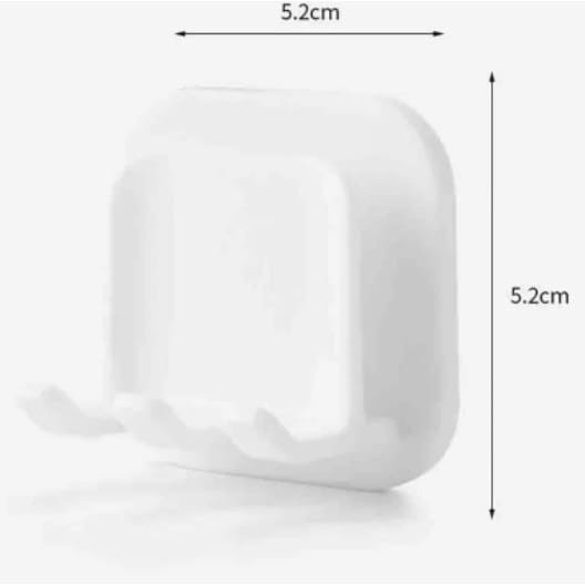 Gantungan Sikat Gigi Tempel Dinding / Holder ToothBrush Sikat Gigi White_Cell
