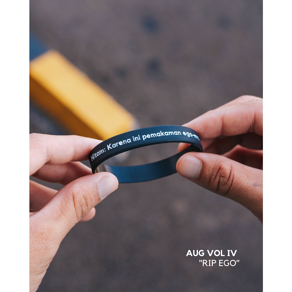 Embracelet &quot;RIP EGO&quot; | Silicone Wristband by Embracelet