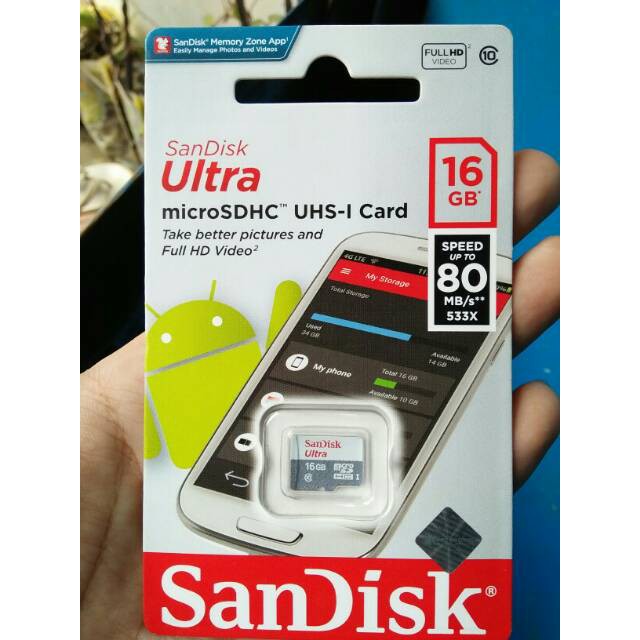 MEMORI SANDISK ORI 16GB
