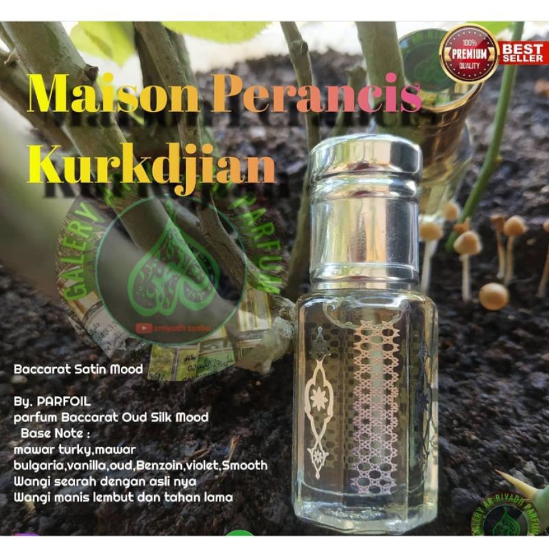Bibit Minyak Wangi Baccarat Satin Mood (3ml)