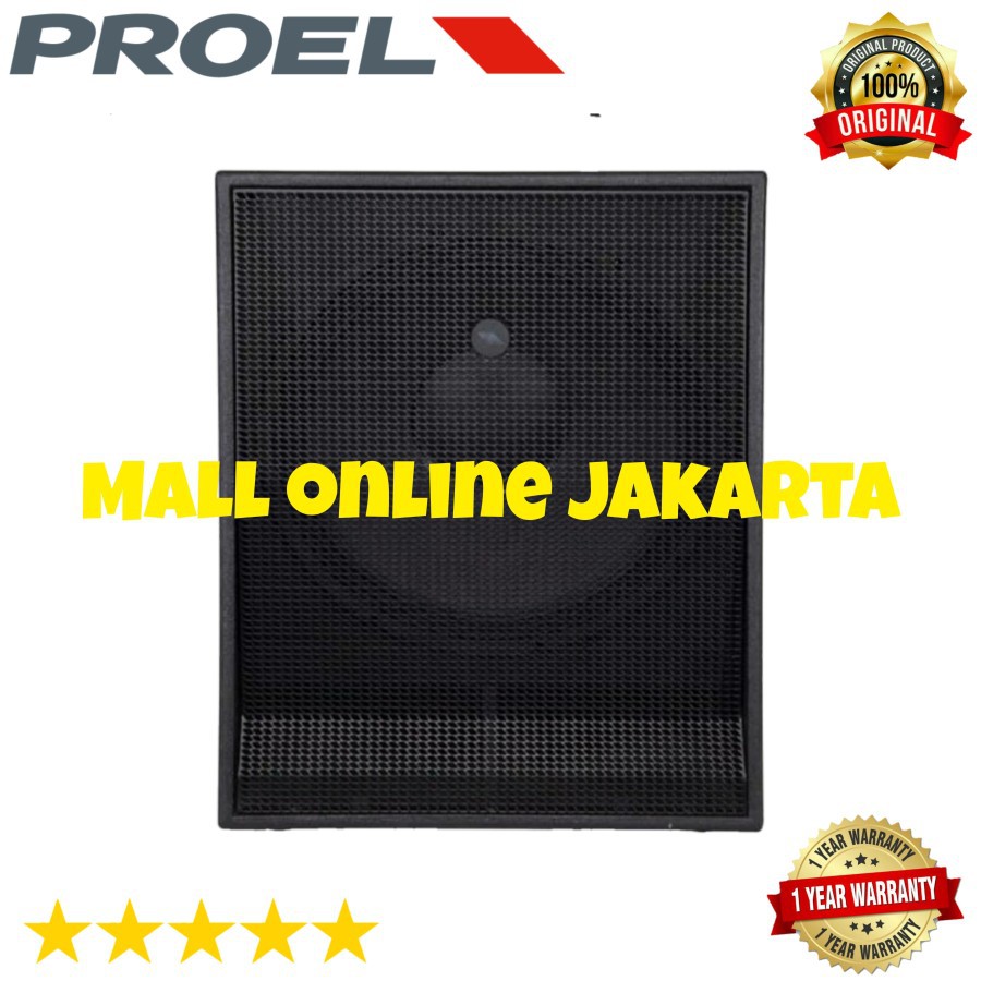 Subwoofer proel 18 inch s18 aktif s 18a aktiv s18a s18 a