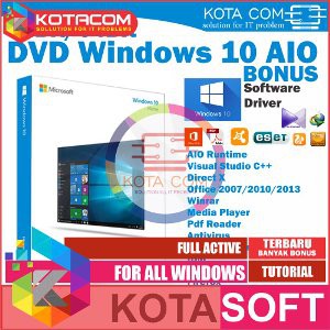 Promo lengkap DVD Install Ulang Windows 7 8 1 10 32bit 64Bit Bonus DriverPack dan Software Murah