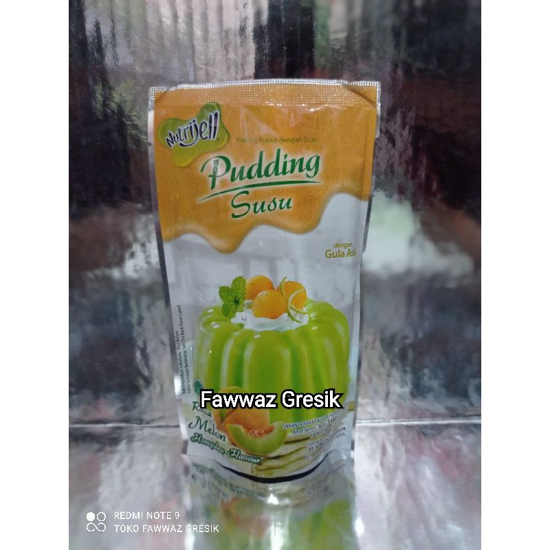 Nutrijell PUDDING SUSU Rasa 120gr - 145gr / Nutrijel Puding Susu Santan Coklat Belgian Mangga Vanila Melon Cappucino