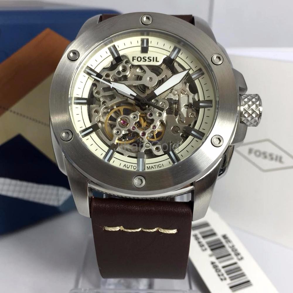 fossil me3082 45mm matic fullset box original
