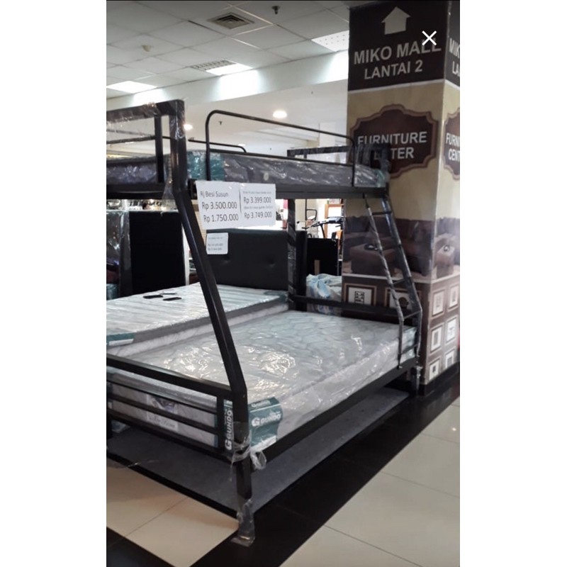 ranjang susun besi 120/90