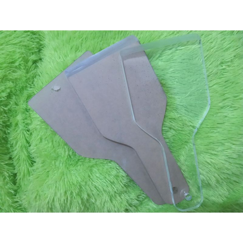 sekop es akrilik, scrapper es acrylic, sekop acrylic, sekop pembersih bunga es 8mm