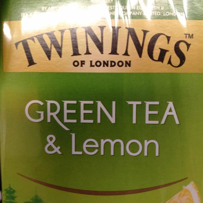 

Twinnings of London green tea lemon/teh celup 25 x 2 gr