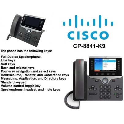 Cisco VoIP IP-Phone CP-8841-K9