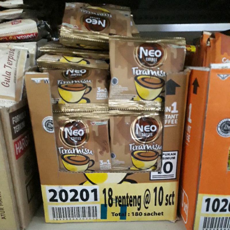 

NEO COFFEE TIRAMISU SCT 10X20GR