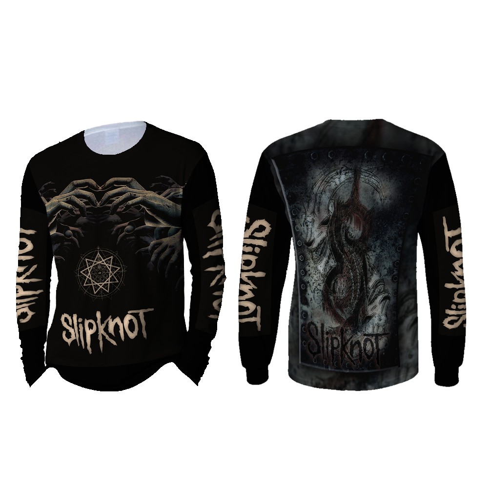 Kaos Baju Lengan Panjang SLIPKNOT Not Your Kind 03 Fullprint
