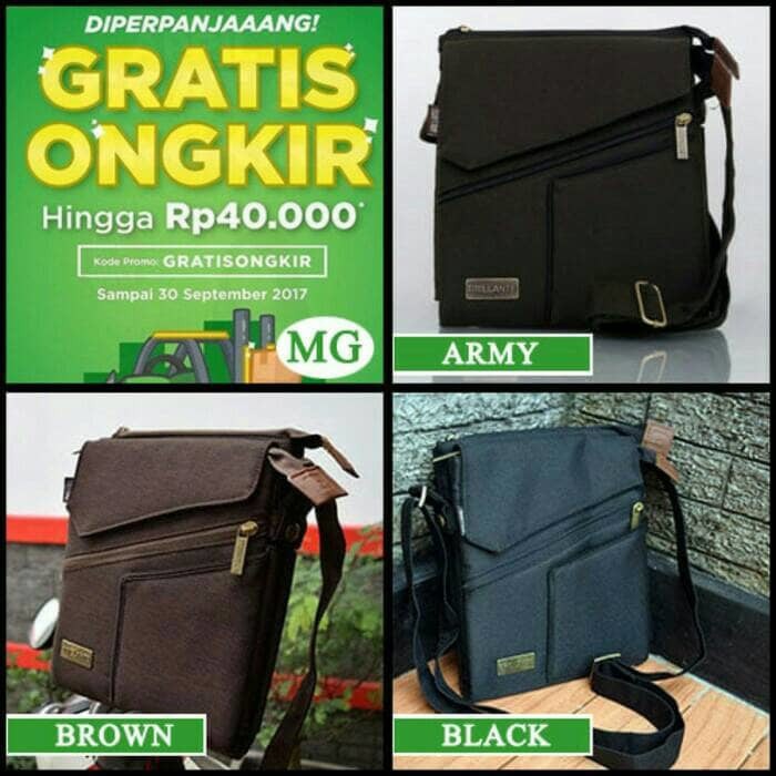 TERBARU X8R9 TAS PRIA OZO*NE 01 SELEMPANG MUAT TABLET 10 INCH B Tas Selempang Pria brillante b