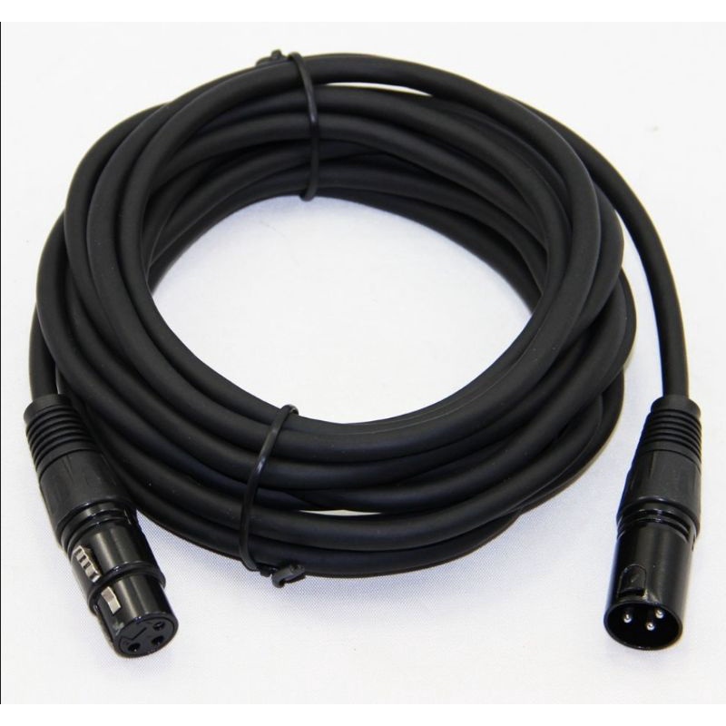 Kabel Mic Original 3 Meter Jack Canon Male To Canon Female Buat Microphone