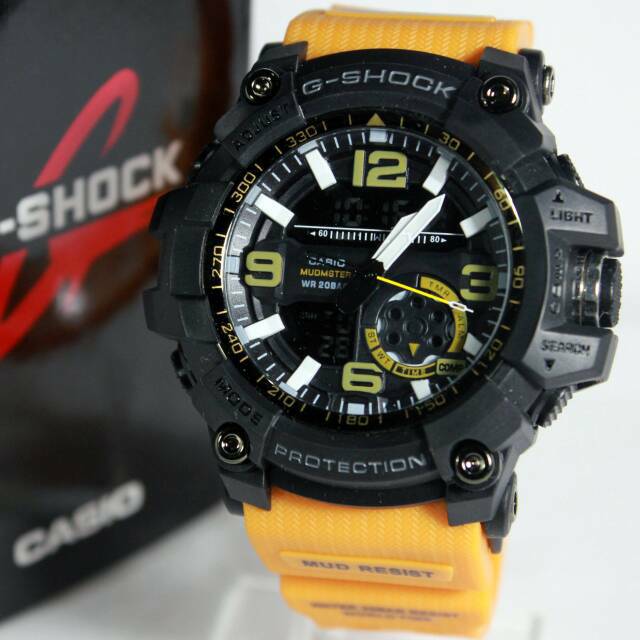 PROMO Jam Tangan G-Shock Casio Gg1000 Jam Tangan Pria Tali Kuning Mudmaster