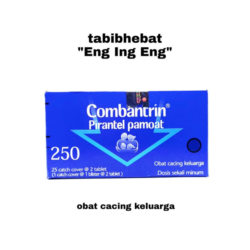 Combantrin Obat Cacing 250 Kemasan BOX