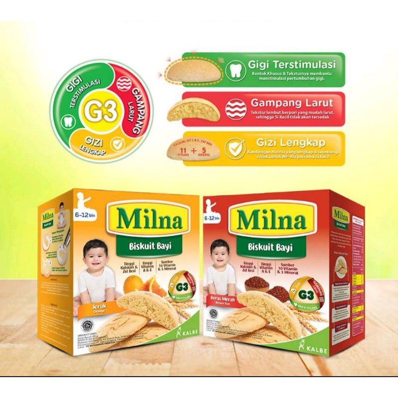 Milna Biskuit bayi 6 bulan keatas