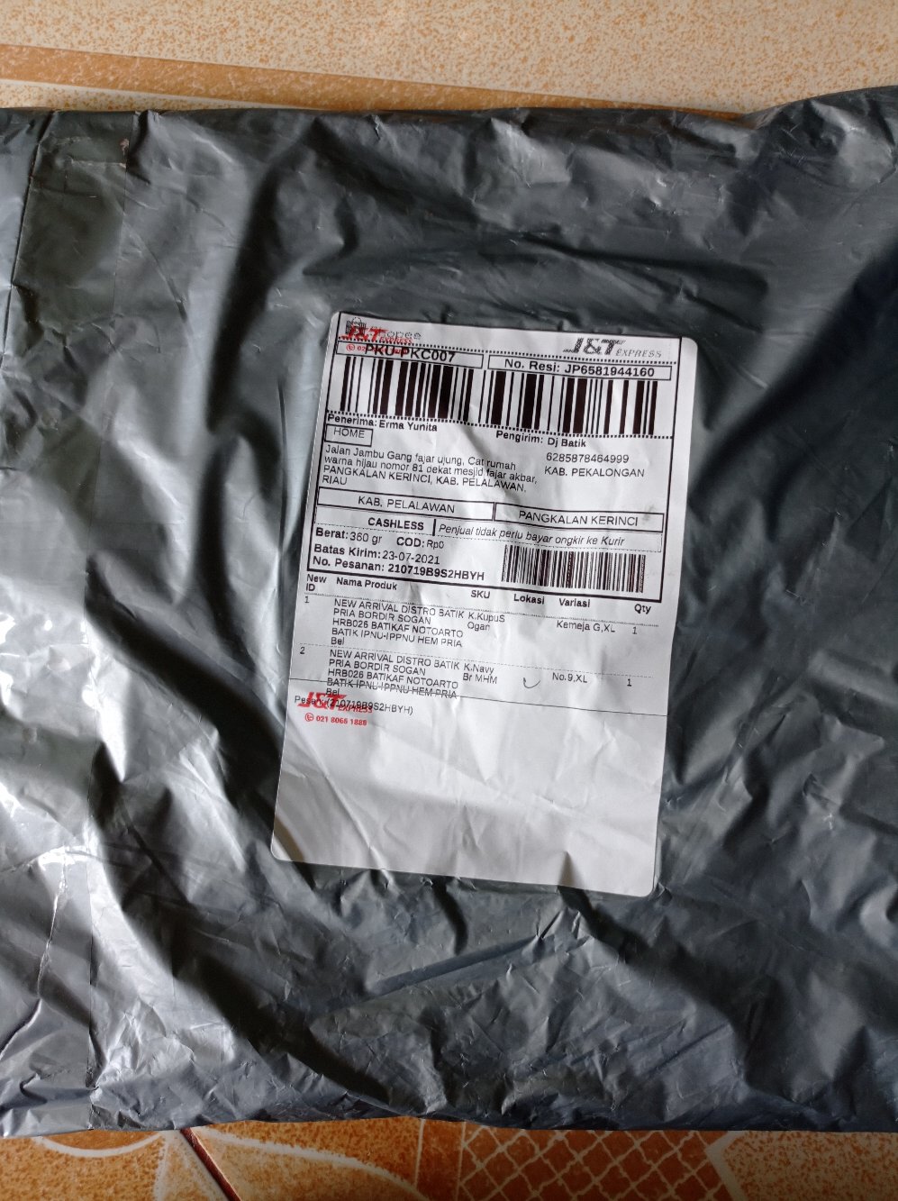 New Arrival Distro Batik Pria Bordir Sogan Hrb026 Batikaf Notoarto Batik Ipnu-ippnu Hem Pria Bel