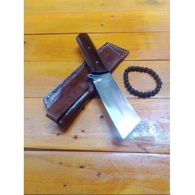 Pisau Seset Kulit - Pisau Chopper Mini Seset Bambu Ngupas Kulit Cacah Daging - Vivistecolection