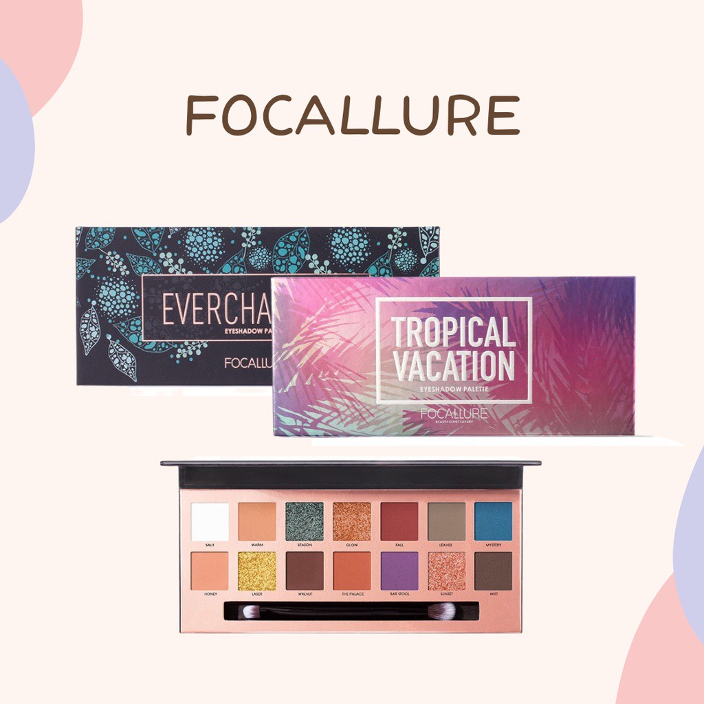 ★ BB ★ Focallure Tropical Vacation Eyeshadow Pallete - Everchanging - FA 49 - FA49