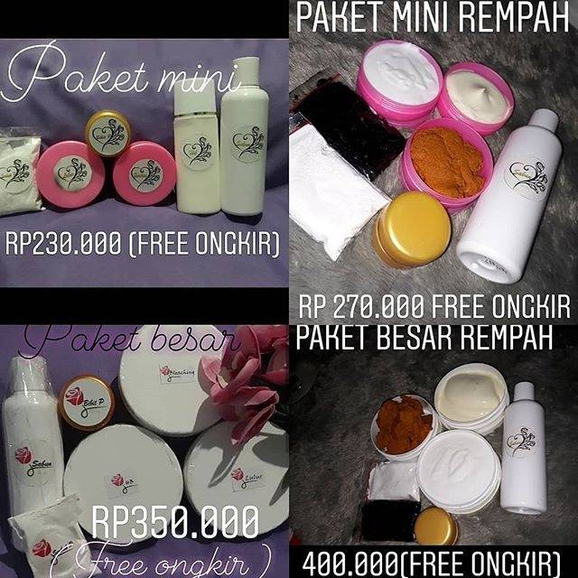 Paket pemutih badan 3-7 hari