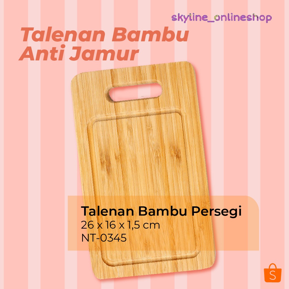 NT-0345 CYPRUZ Talenan Bambu Persegi